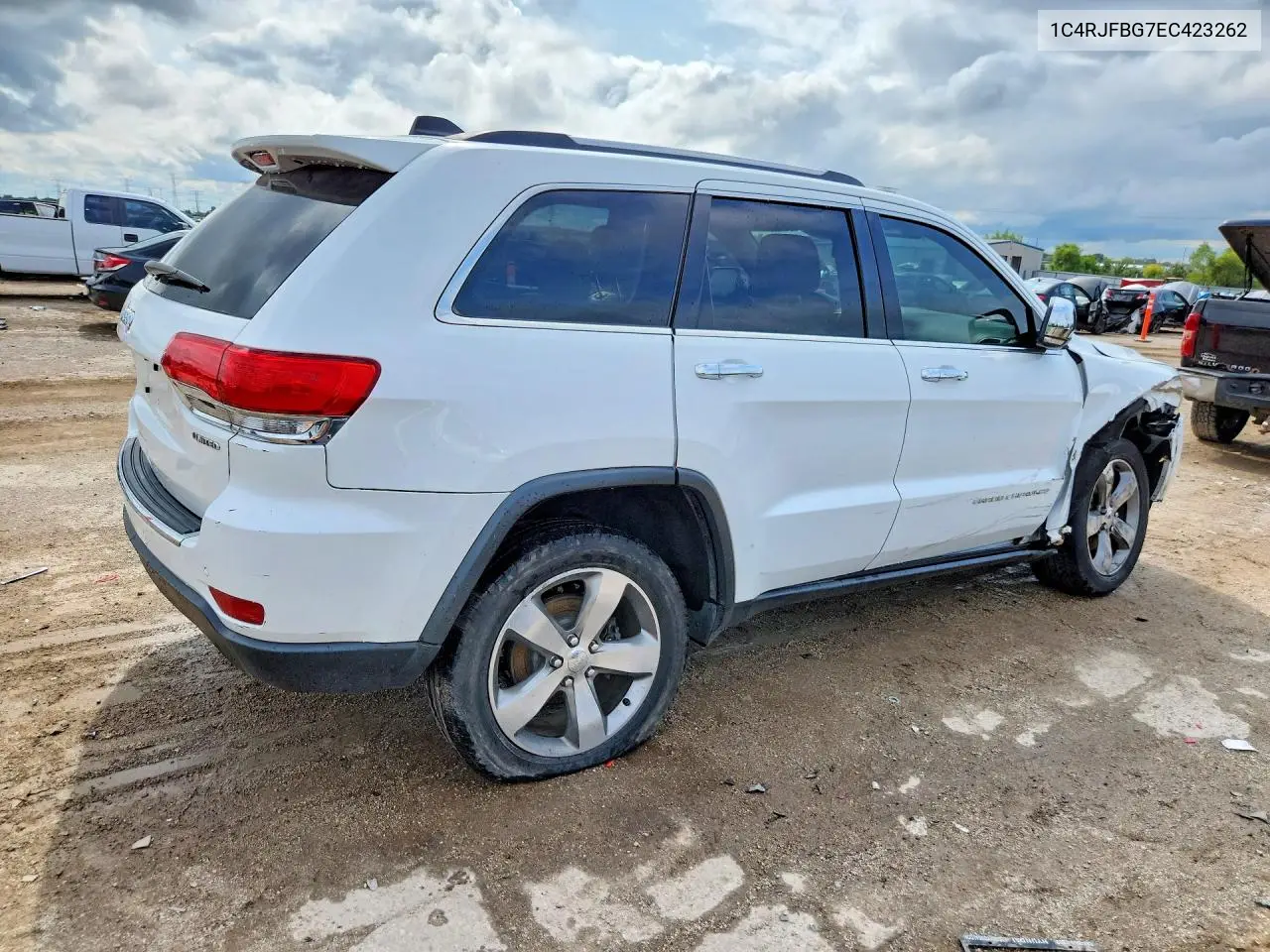 2014 JEEP GRAND CHEROKEE VIN 1C4RJFBG7EC423262 — фото 3