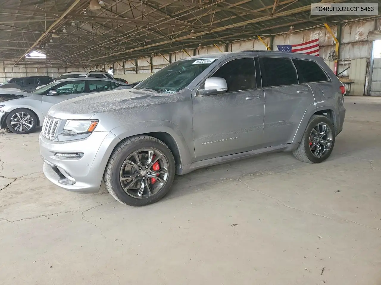 2014 JEEP GRAND CHEROKEE VIN 1C4RJFDJ2EC315463 — фото 3