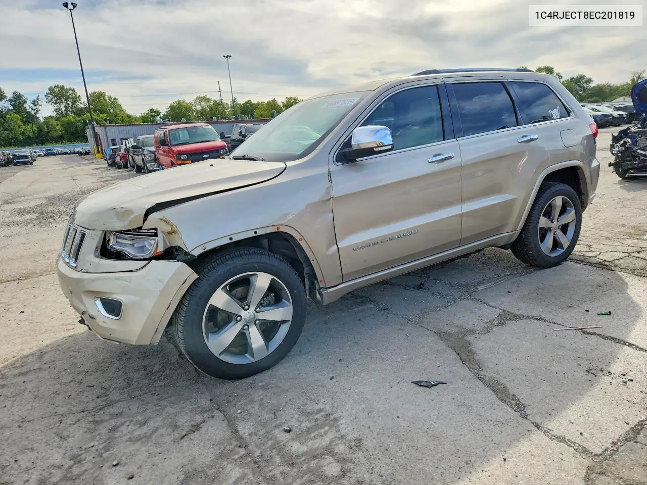 JEEP GRAND CHEROKEE 2014, VIN 1C4RJECT8EC201819