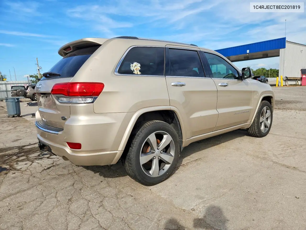 2014 JEEP GRAND CHEROKEE VIN 1C4RJECT8EC201819 — фото 3