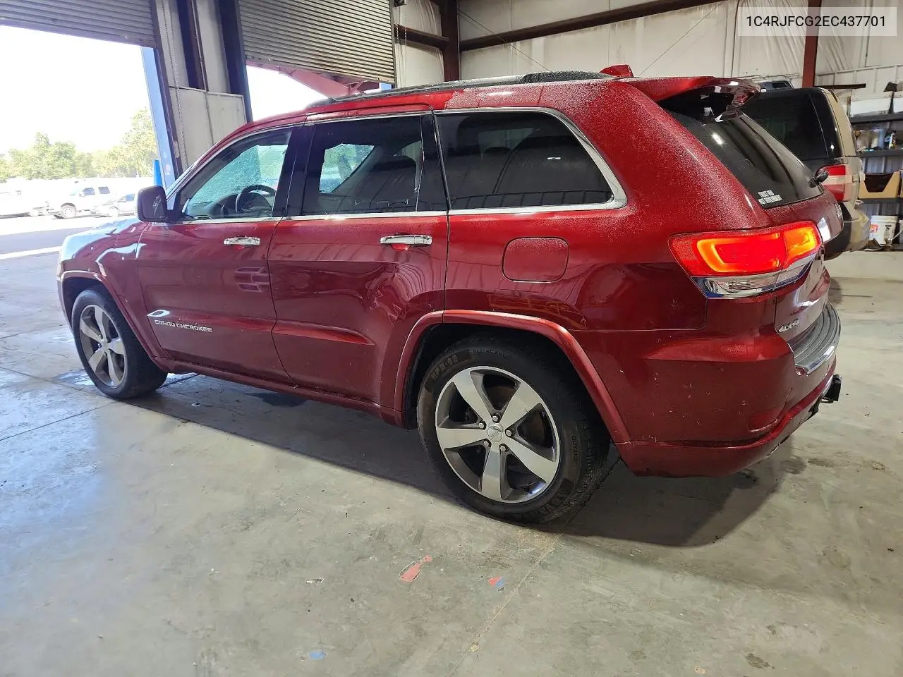 2014 JEEP GRAND CHEROKEE VIN 1C4RJFCG2EC437701 — фото 2