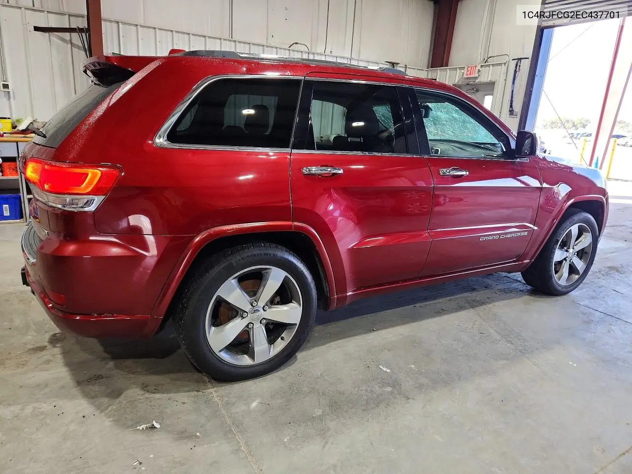 2014 JEEP GRAND CHEROKEE VIN 1C4RJFCG2EC437701 — фото 3