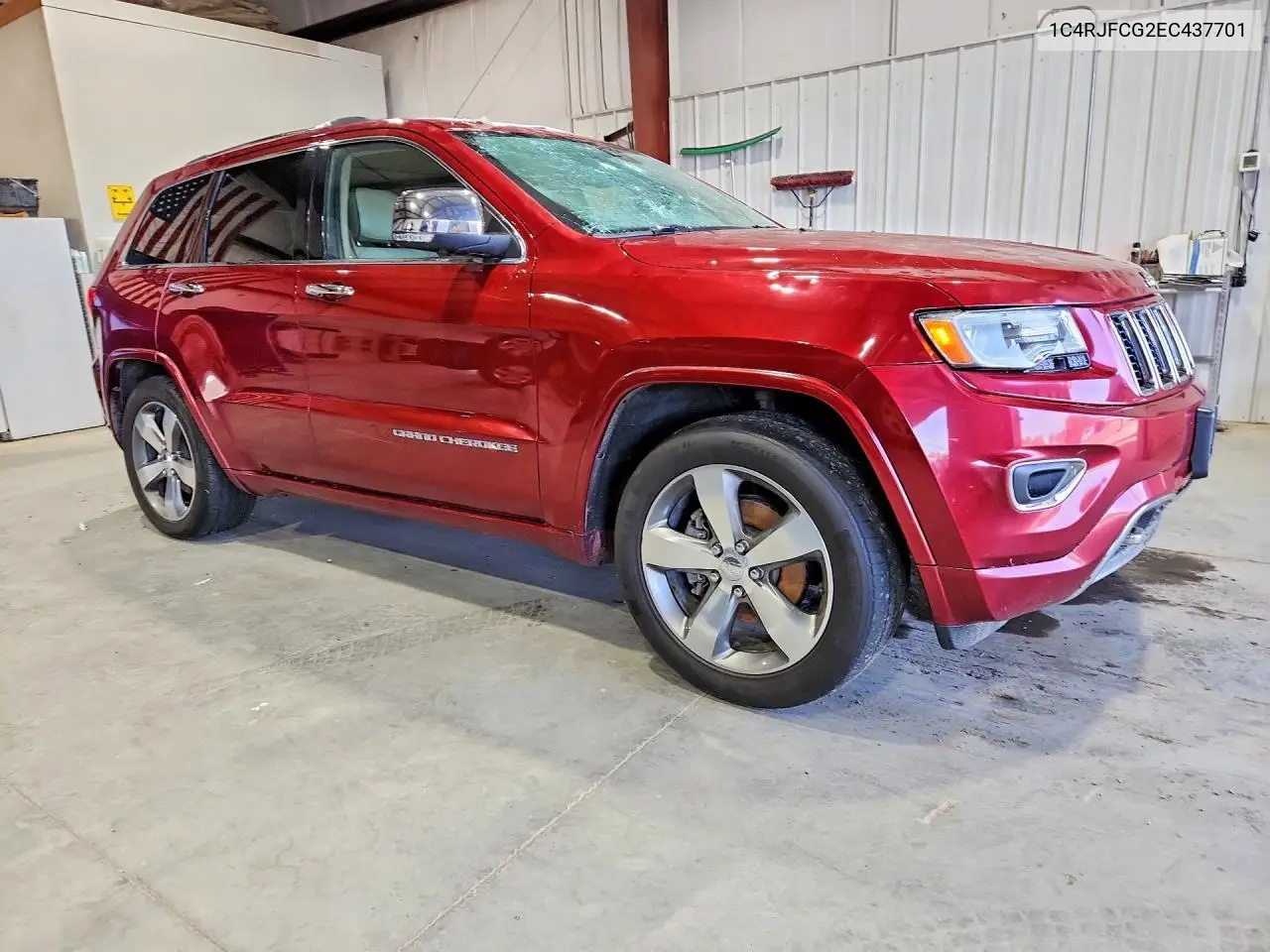 2014 JEEP GRAND CHEROKEE VIN 1C4RJFCG2EC437701 — фото 4