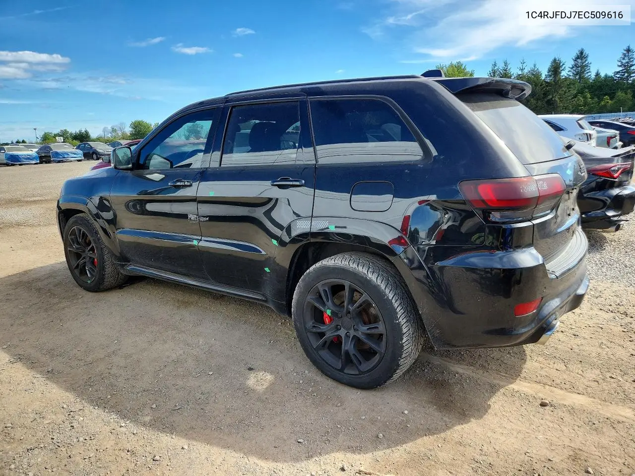 2014 JEEP GRAND CHEROKEE VIN 1C4RJFDJ7EC509616 — фото 2