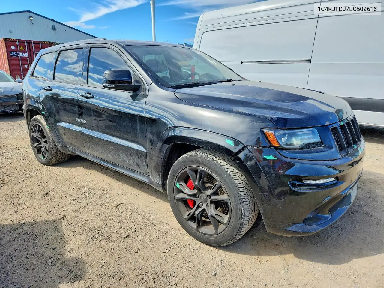 2014 JEEP GRAND CHEROKEE VIN 1C4RJFDJ7EC509616 — фото 4