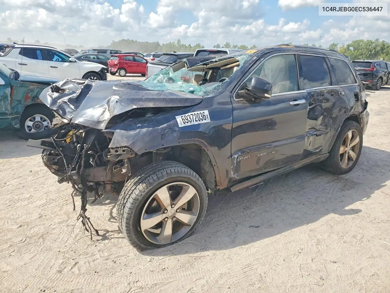 JEEP GRAND CHEROKEE 2014, VIN 1C4RJEBG0EC536447