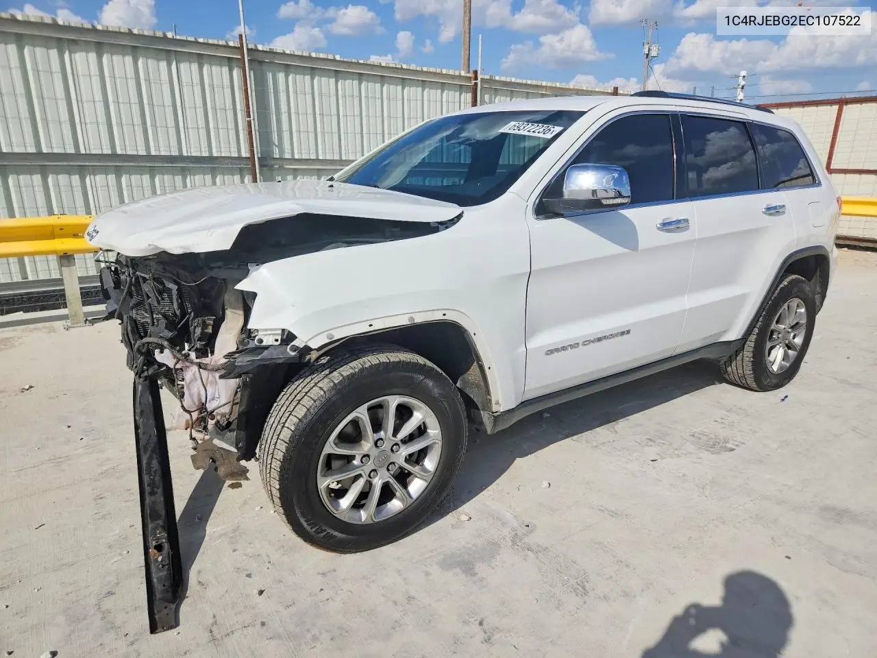 JEEP GRAND CHEROKEE 2014, VIN 1C4RJEBG2EC107522