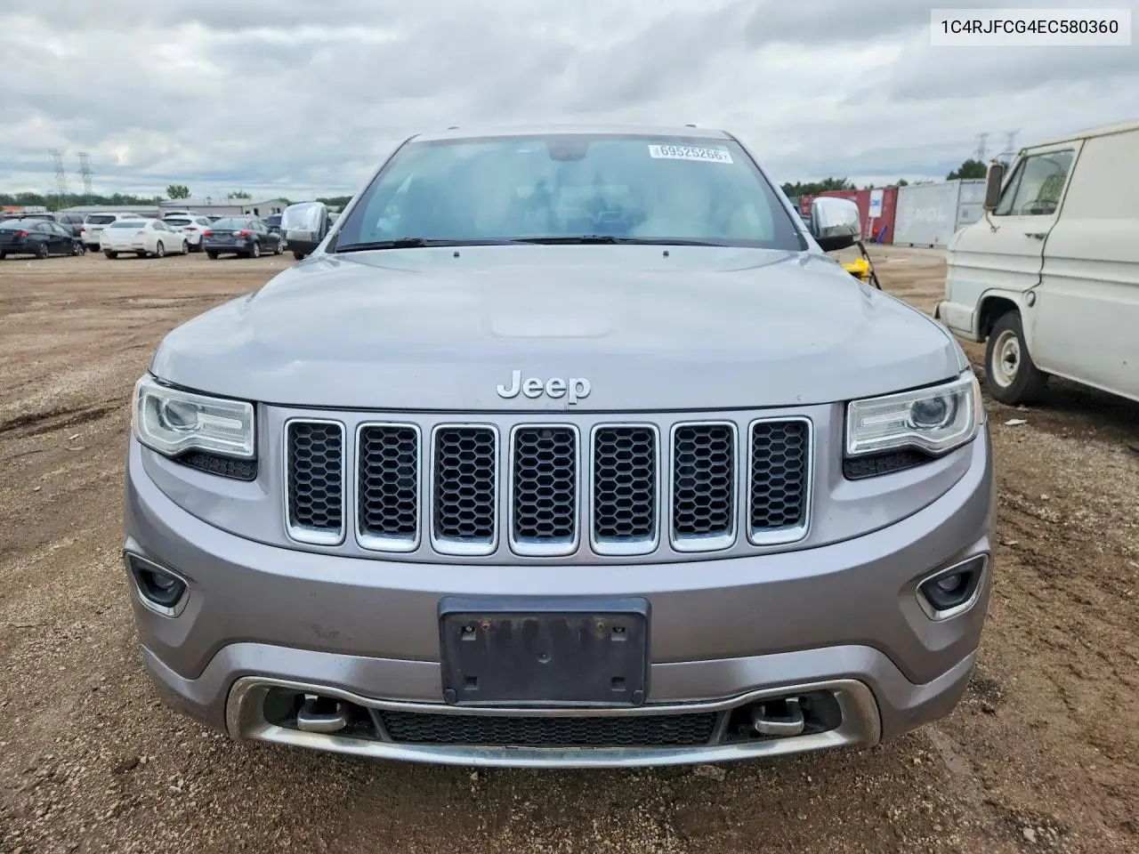 2014 JEEP GRAND CHEROKEE VIN 1C4RJFCG4EC580360 — фото 5