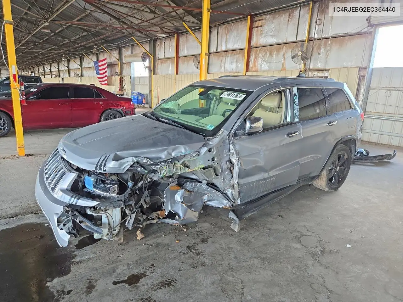JEEP GRAND CHEROKEE 2014, VIN 1C4RJEBG2EC364440