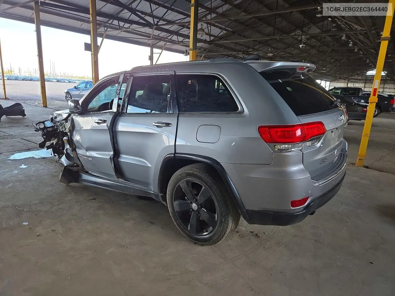 2014 JEEP GRAND CHEROKEE VIN 1C4RJEBG2EC364440 — фото 2
