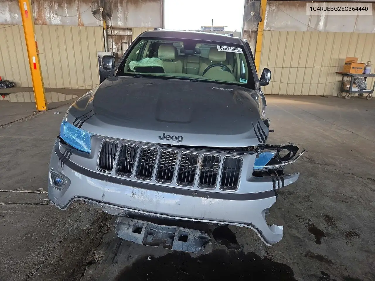2014 JEEP GRAND CHEROKEE VIN 1C4RJEBG2EC364440 — фото 5