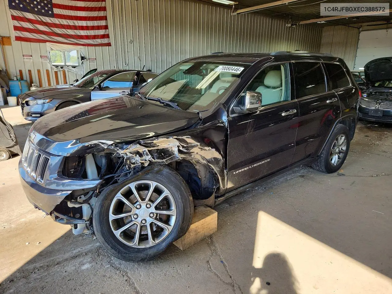 JEEP GRAND CHEROKEE 2014, VIN 1C4RJFBGXEC388572