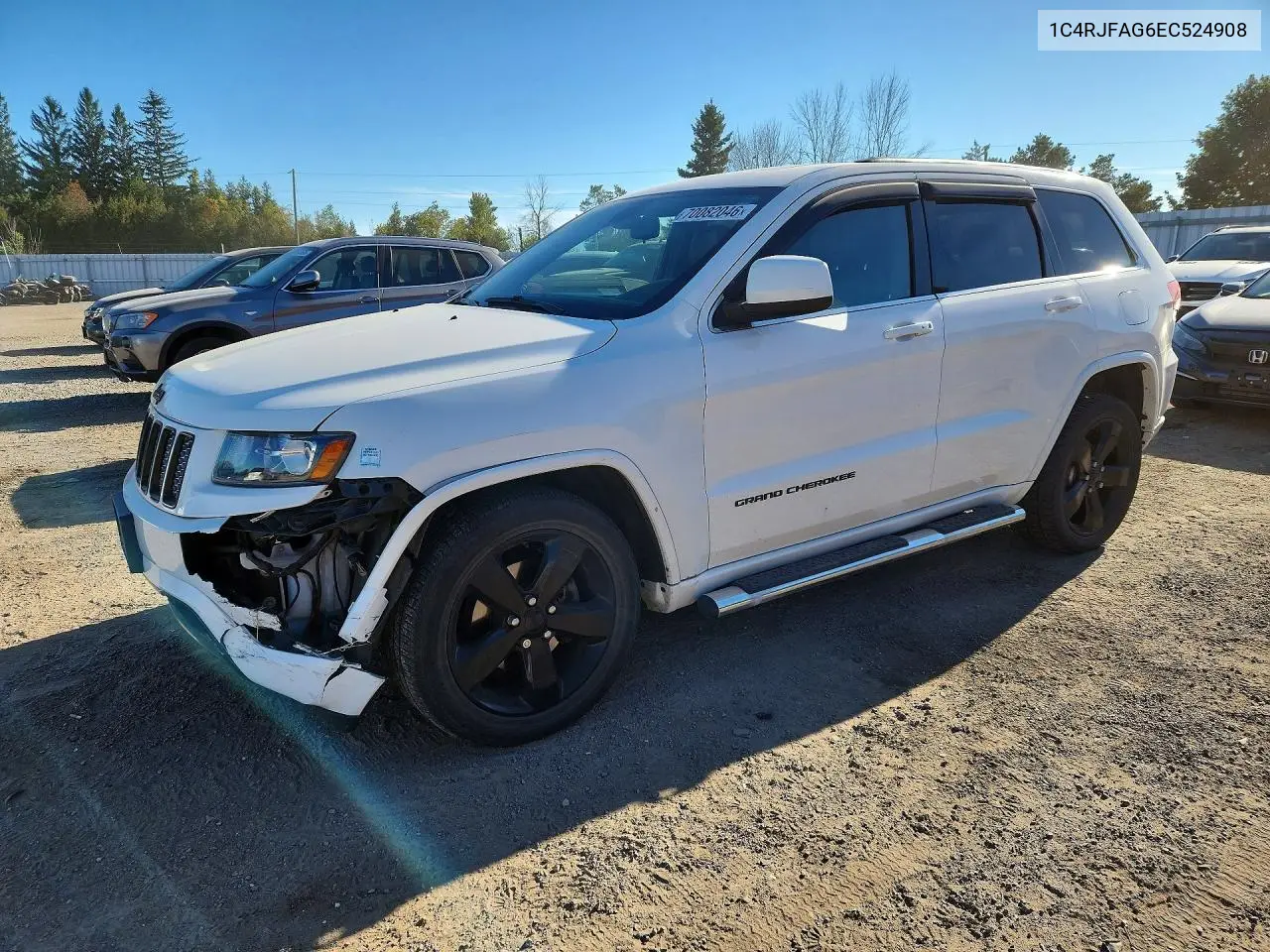 JEEP GRAND CHEROKEE 2014, VIN 1C4RJFAG6EC524908