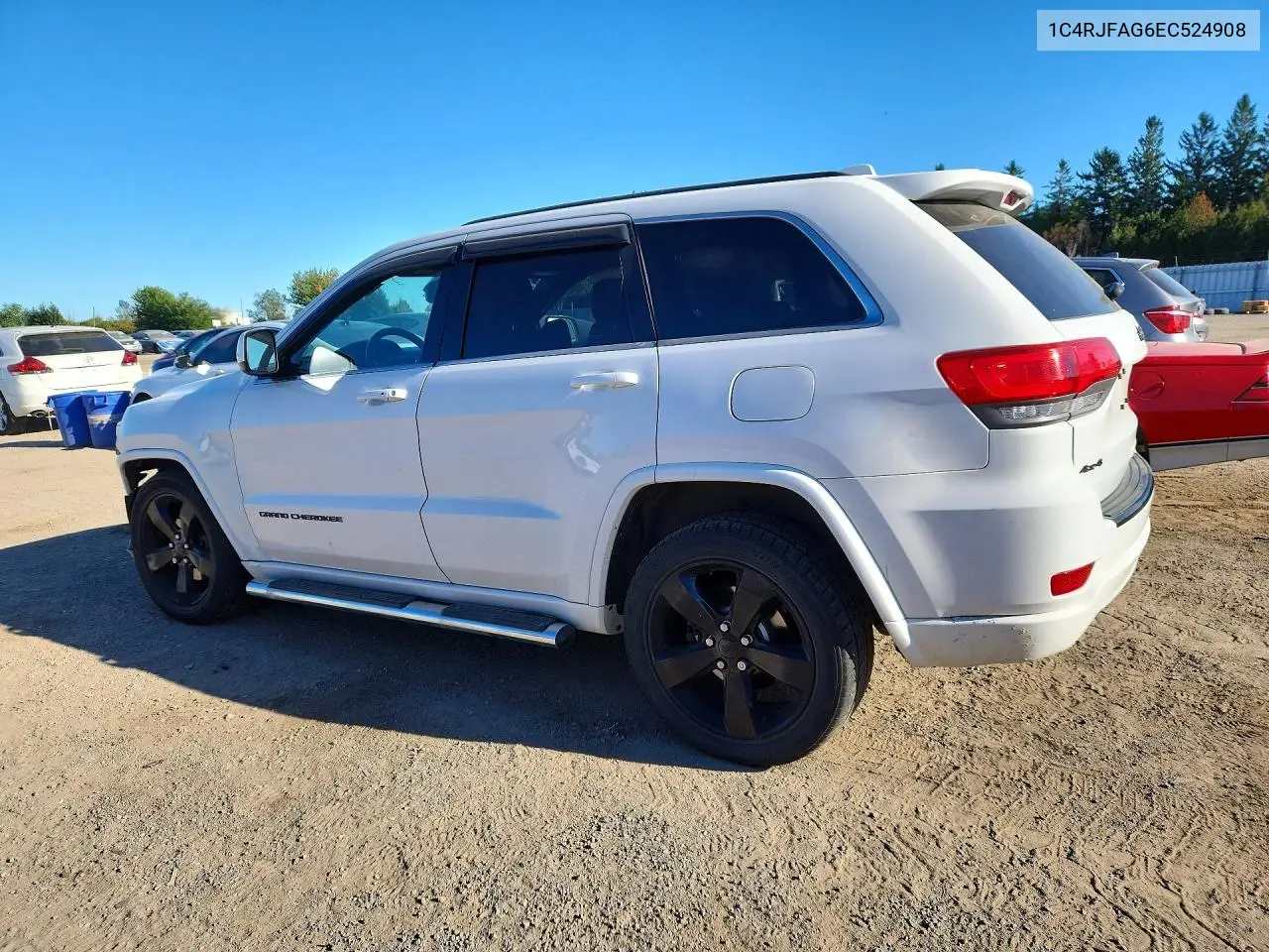 2014 JEEP GRAND CHEROKEE VIN 1C4RJFAG6EC524908 — фото 2