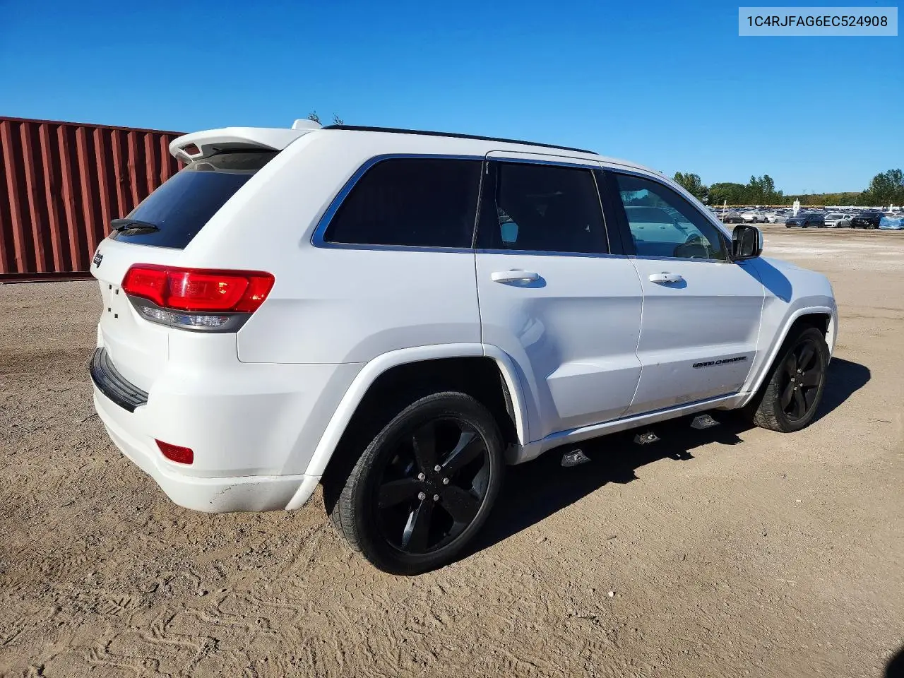 2014 JEEP GRAND CHEROKEE VIN 1C4RJFAG6EC524908 — фото 3