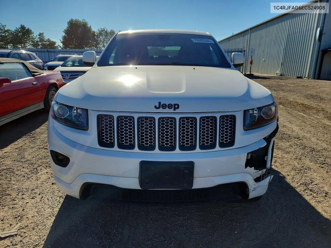2014 JEEP GRAND CHEROKEE VIN 1C4RJFAG6EC524908 — фото 5