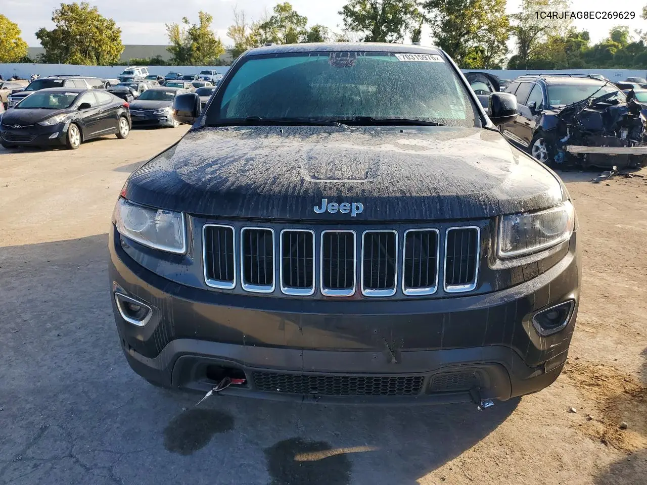 2014 JEEP GRAND CHEROKEE VIN 1C4RJFAG8EC269629 — фото 5