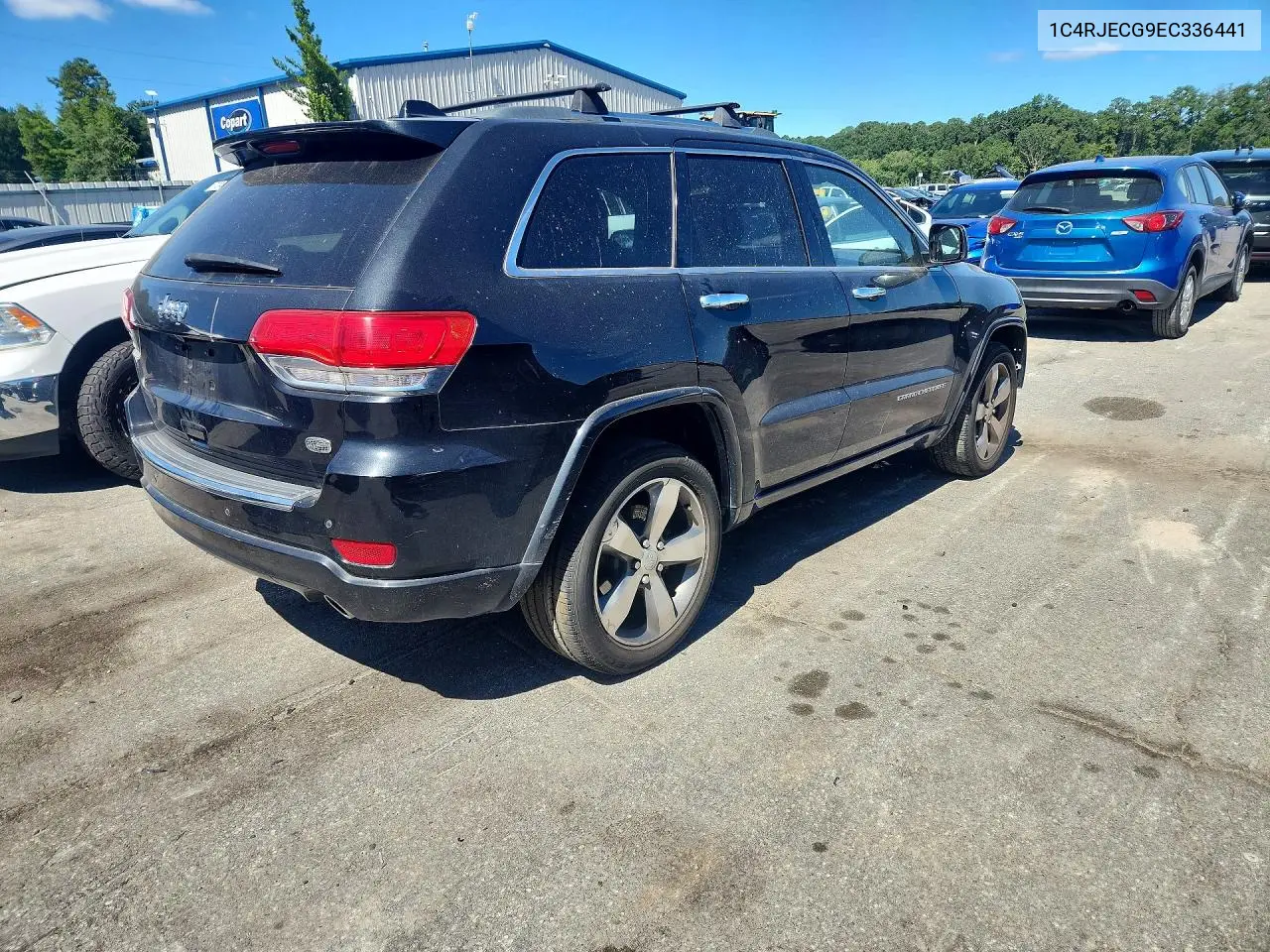2014 JEEP GRAND CHEROKEE VIN 1C4RJECG9EC336441 — фото 3