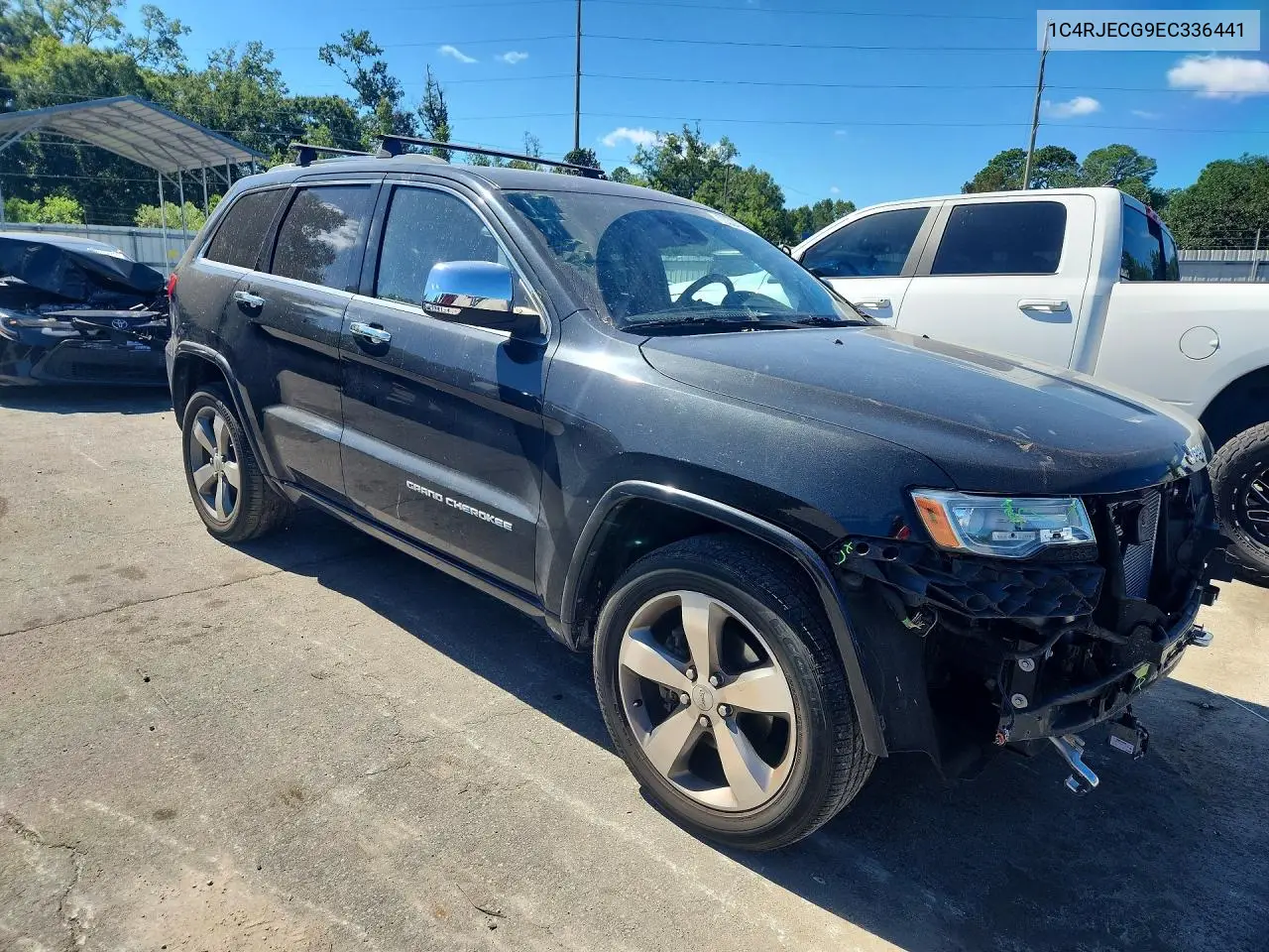 2014 JEEP GRAND CHEROKEE VIN 1C4RJECG9EC336441 — фото 4