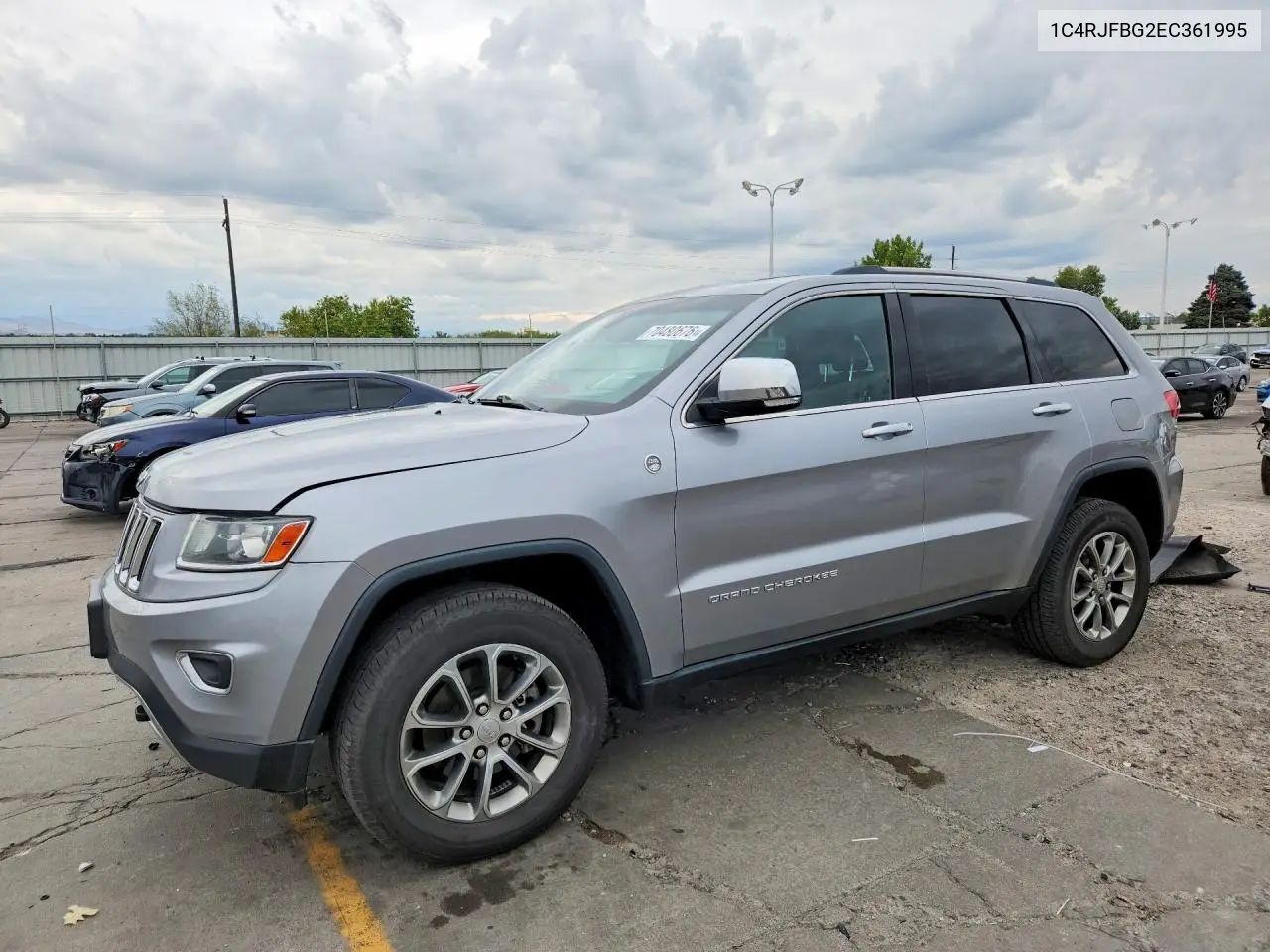 2014 JEEP GRAND CHEROKEE VIN 1C4RJFBG2EC361995 — фото 1