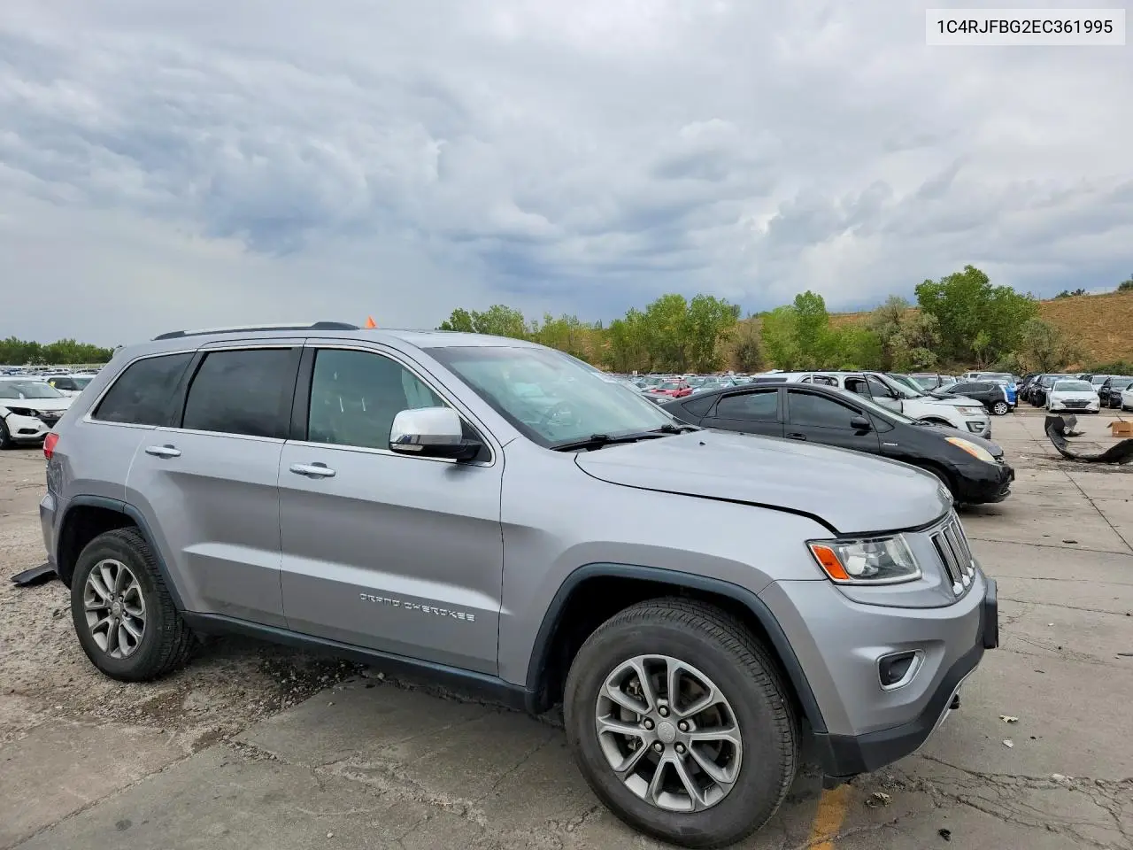 2014 JEEP GRAND CHEROKEE VIN 1C4RJFBG2EC361995 — фото 4