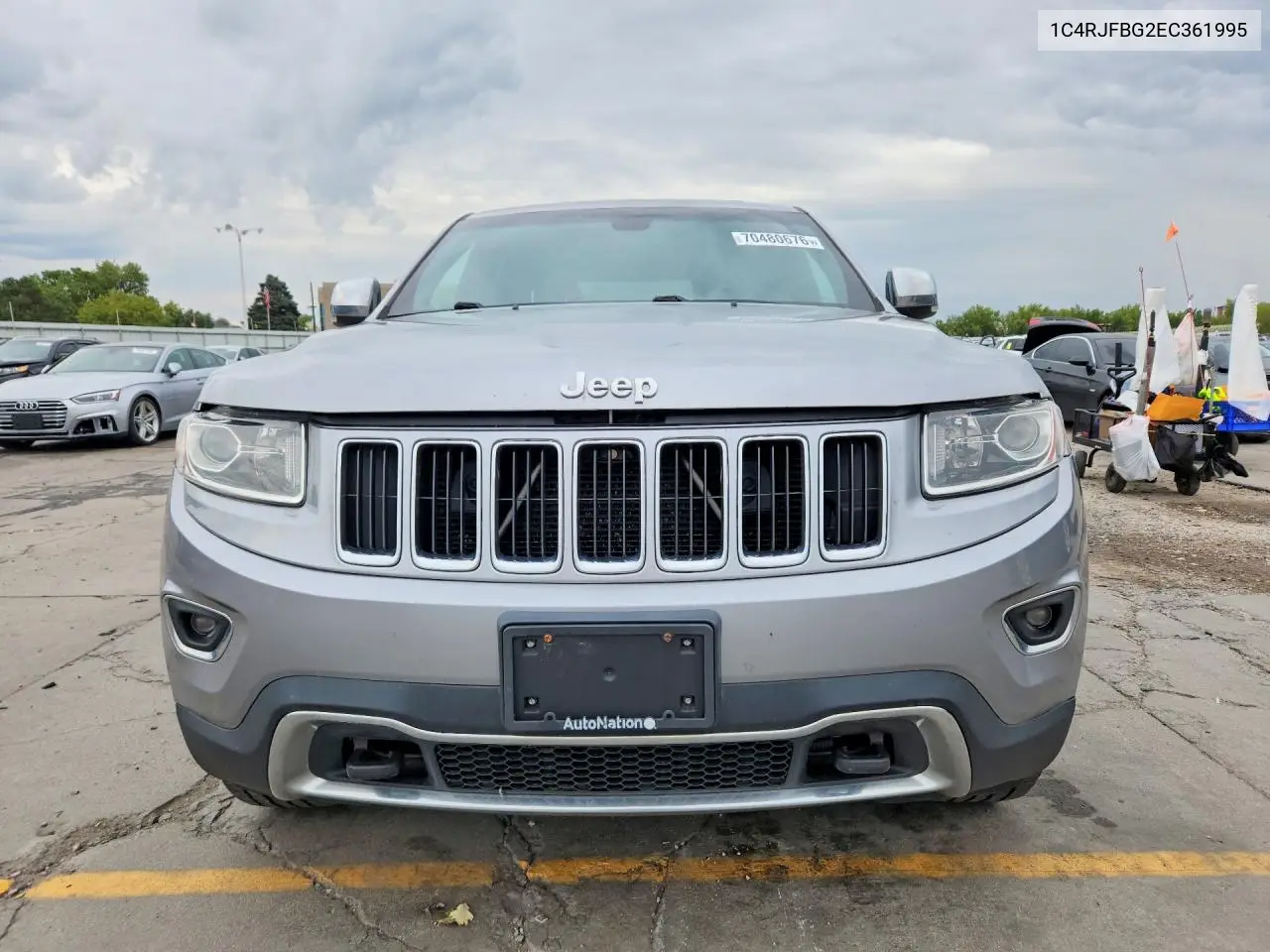 2014 JEEP GRAND CHEROKEE VIN 1C4RJFBG2EC361995 — фото 5