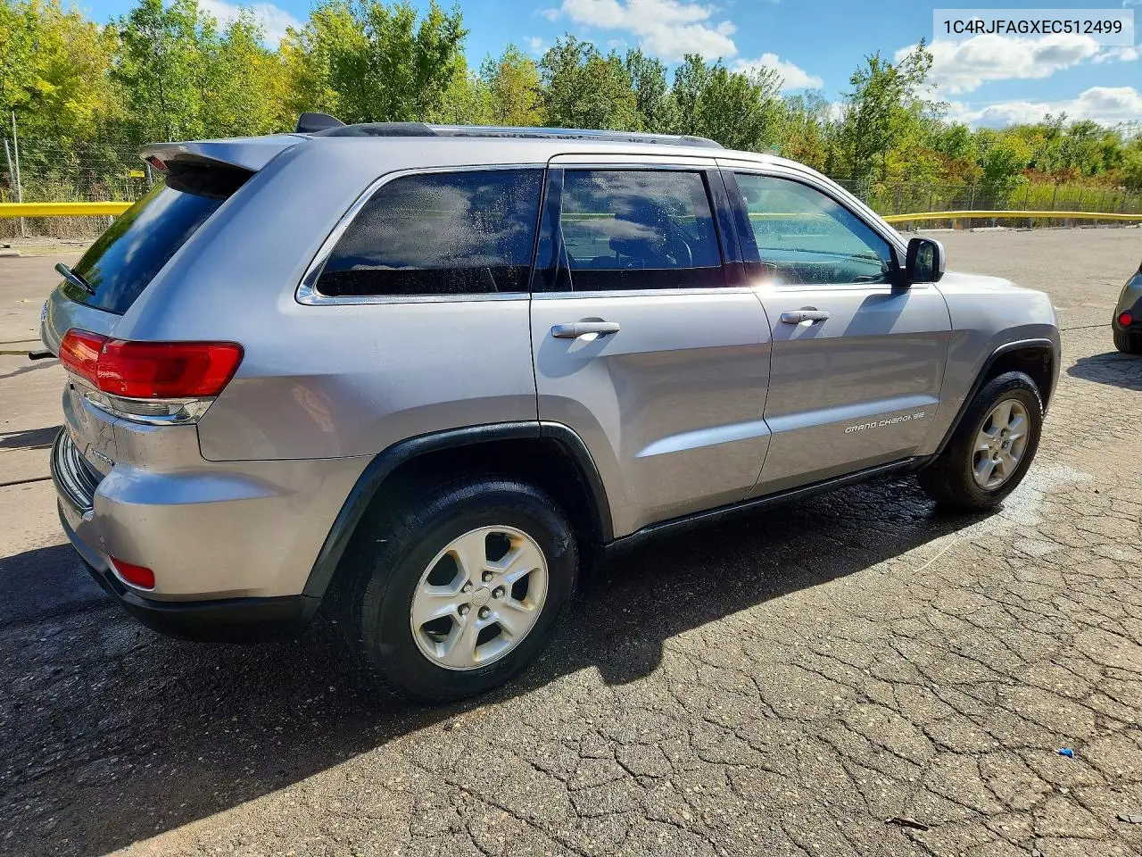 2014 JEEP GRAND CHEROKEE VIN 1C4RJFAGXEC512499 — фото 3