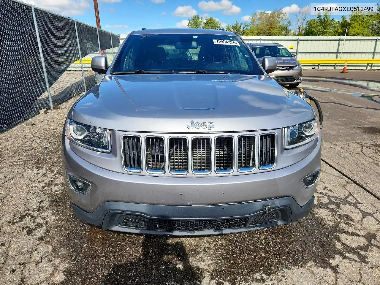 2014 JEEP GRAND CHEROKEE VIN 1C4RJFAGXEC512499 — фото 5