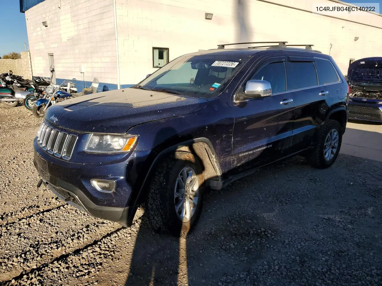 JEEP GRAND CHEROKEE 2014, VIN 1C4RJFBG4EC140222
