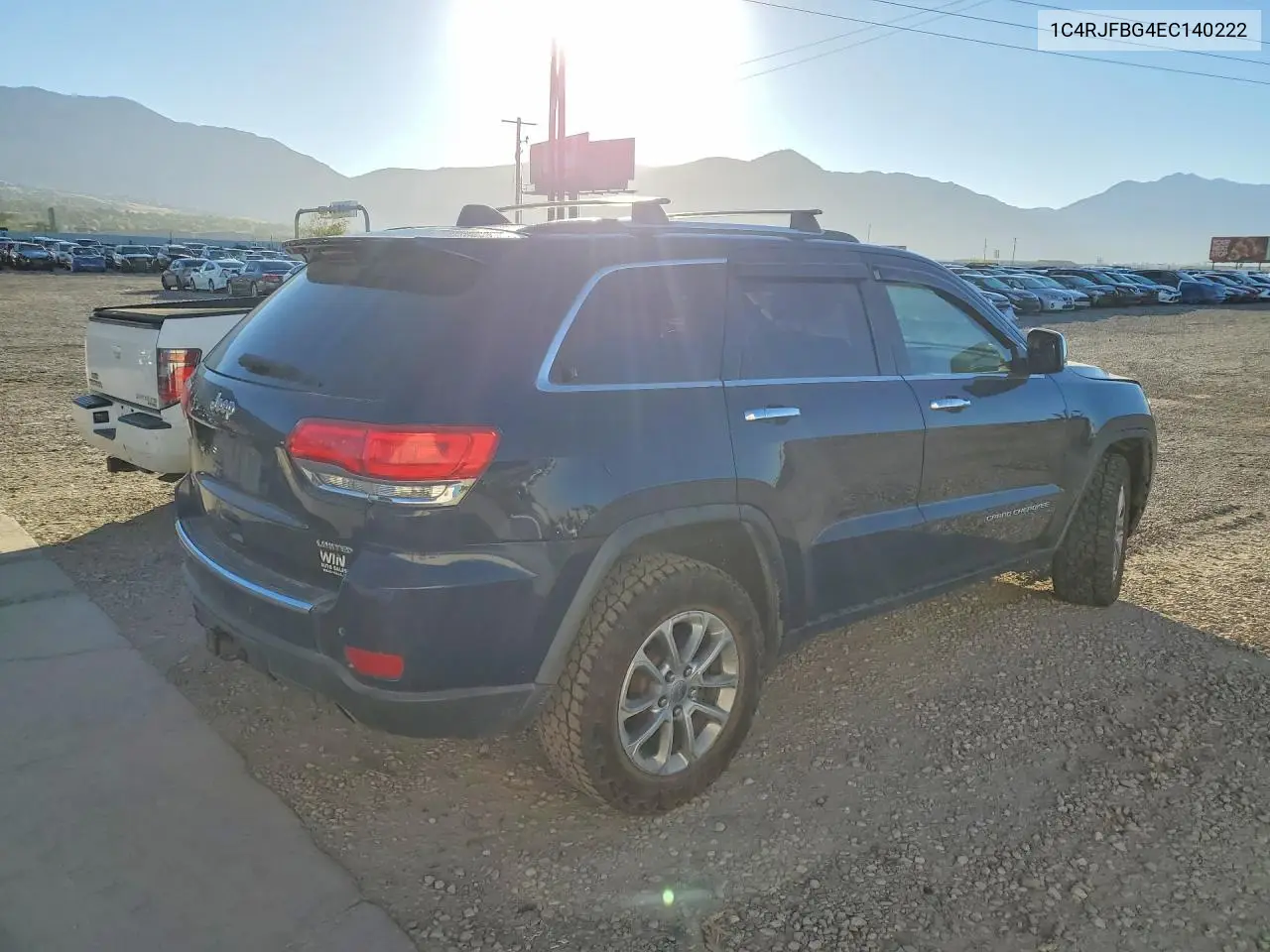 2014 JEEP GRAND CHEROKEE VIN 1C4RJFBG4EC140222 — фото 3