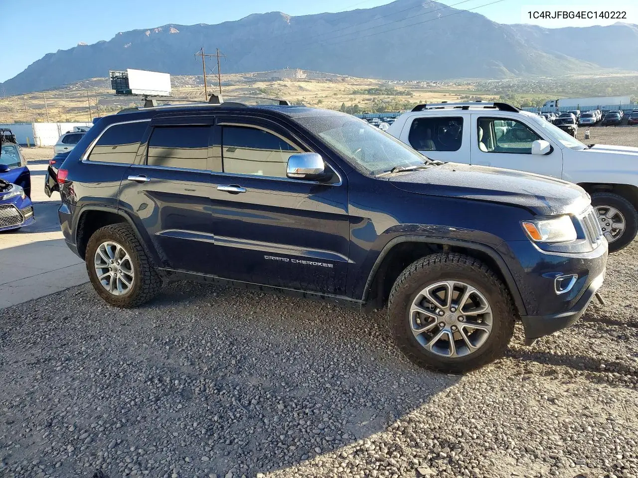 2014 JEEP GRAND CHEROKEE VIN 1C4RJFBG4EC140222 — фото 4