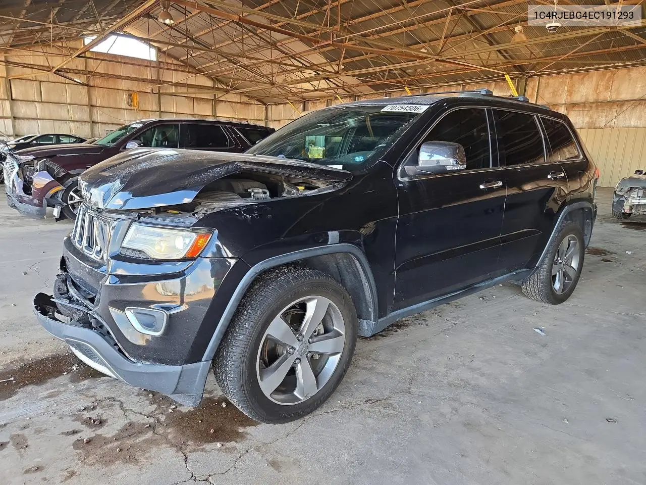 JEEP GRAND CHEROKEE 2014, VIN 1C4RJEBG4EC191293