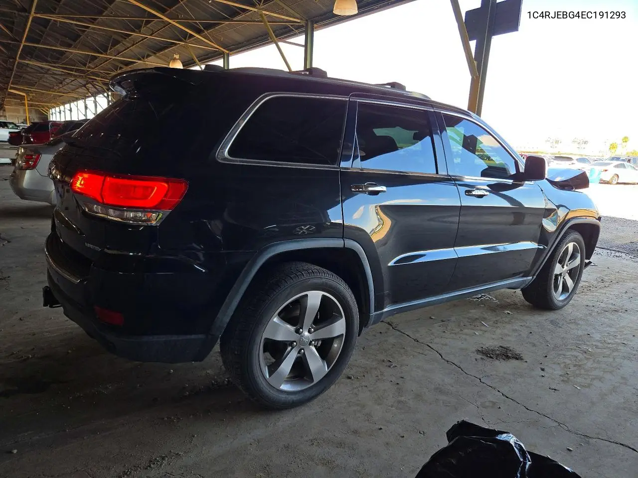 2014 JEEP GRAND CHEROKEE VIN 1C4RJEBG4EC191293 — фото 3