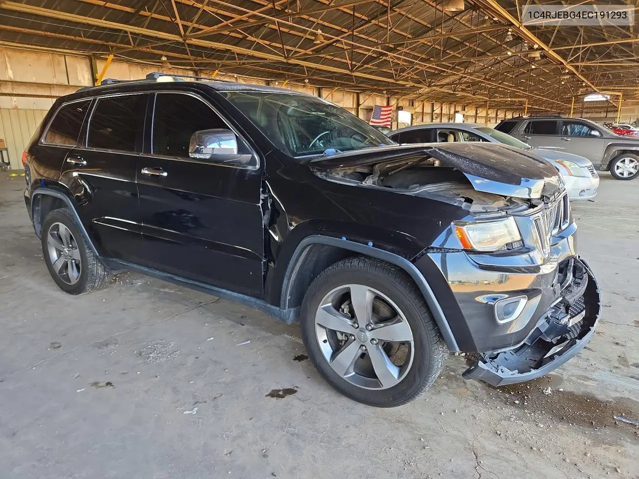 2014 JEEP GRAND CHEROKEE VIN 1C4RJEBG4EC191293 — фото 4