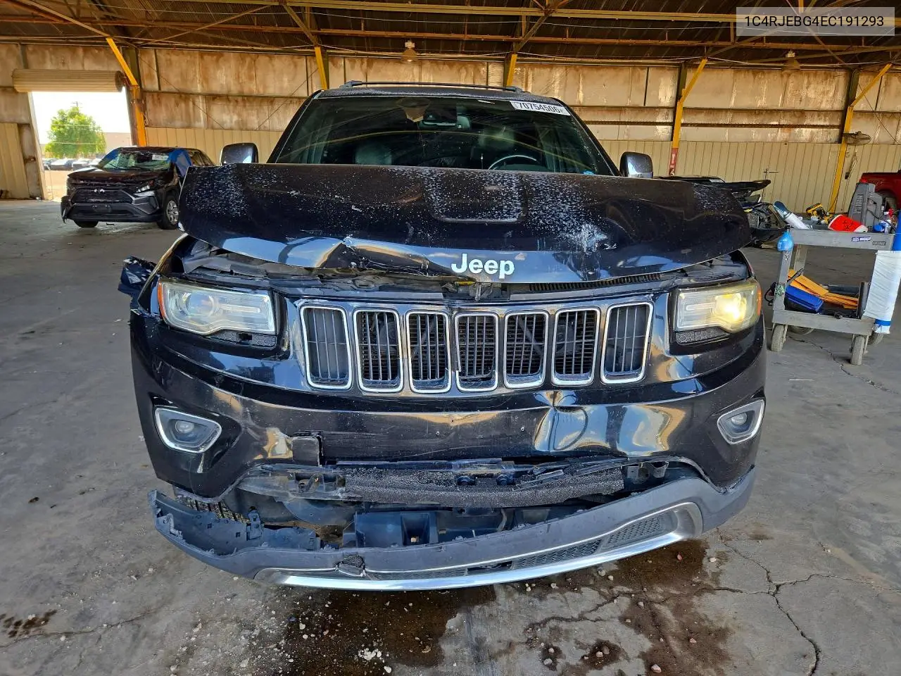 2014 JEEP GRAND CHEROKEE VIN 1C4RJEBG4EC191293 — фото 5