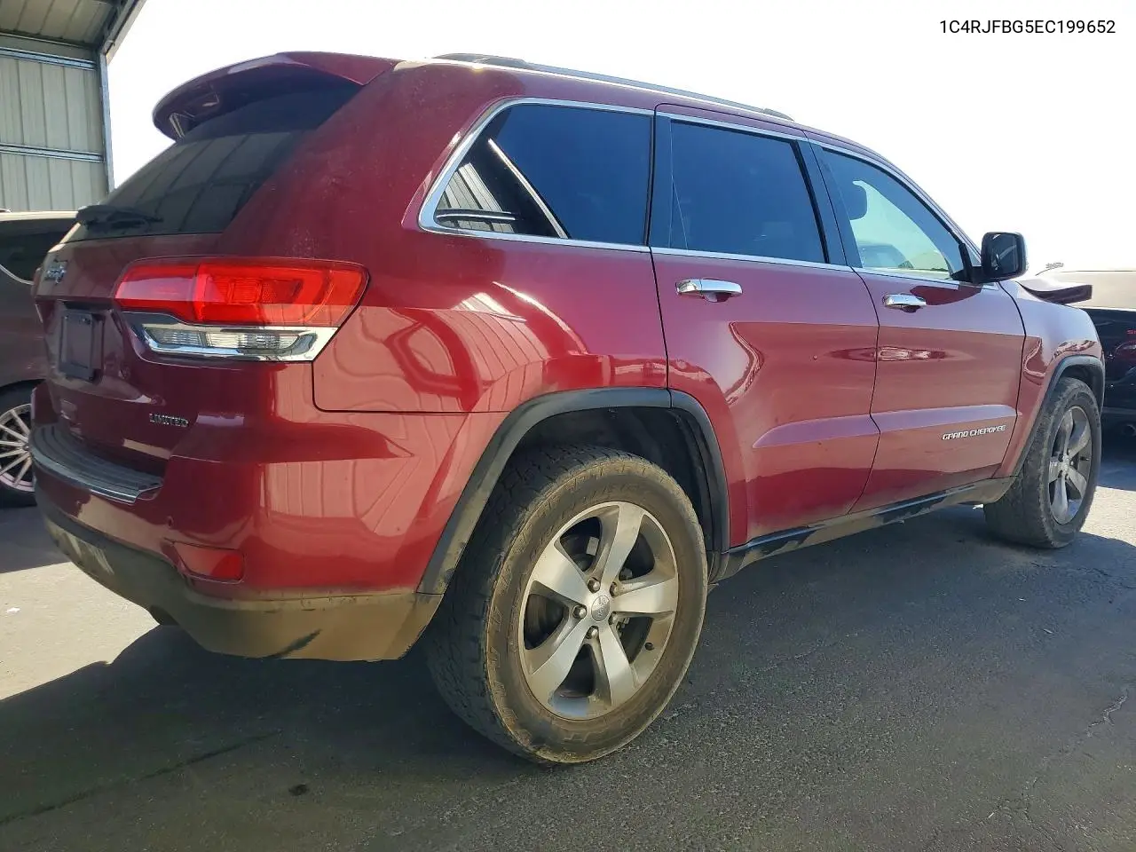 2014 JEEP GRAND CHEROKEE VIN 1C4RJFBG5EC199652 — фото 3