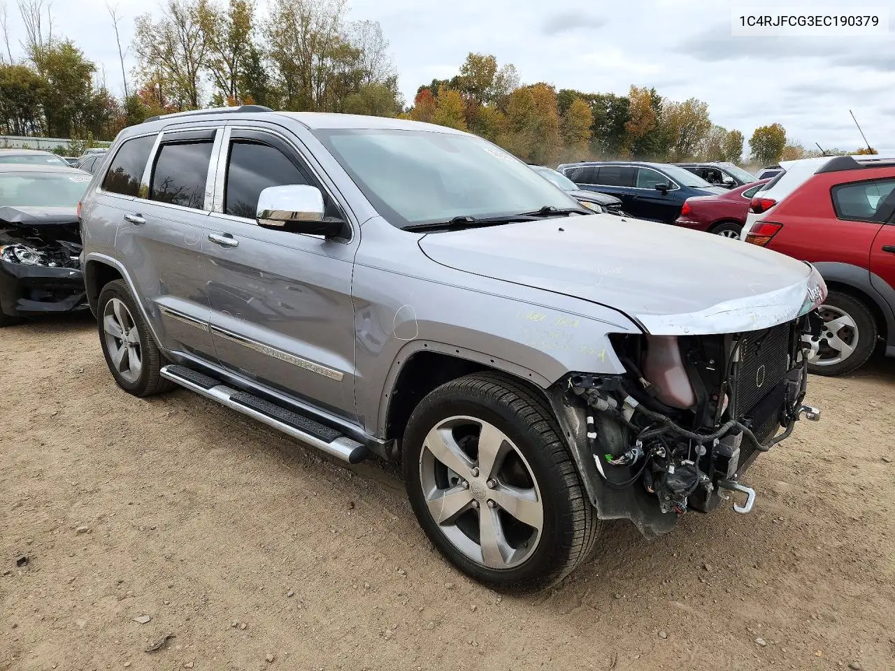 2014 JEEP GRAND CHEROKEE VIN 1C4RJFCG3EC190379 — фото 4