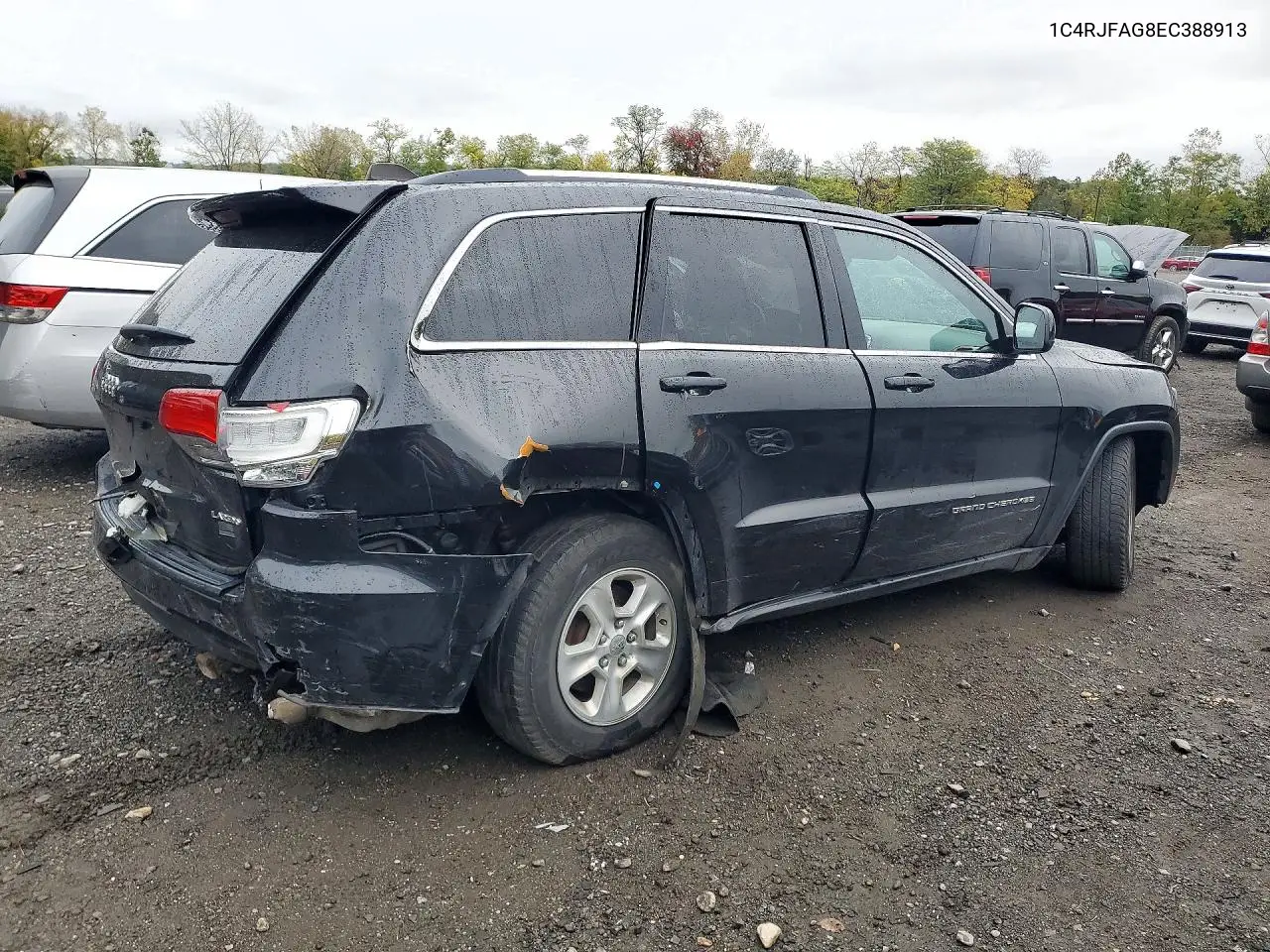 2014 JEEP GRAND CHEROKEE VIN 1C4RJFAG8EC388913 — фото 3