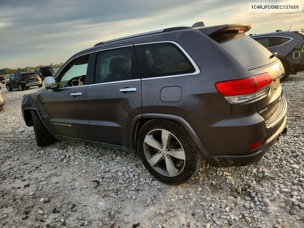 2014 JEEP GRAND CHEROKEE VIN 1C4RJFCG8EC137659 — фото 2