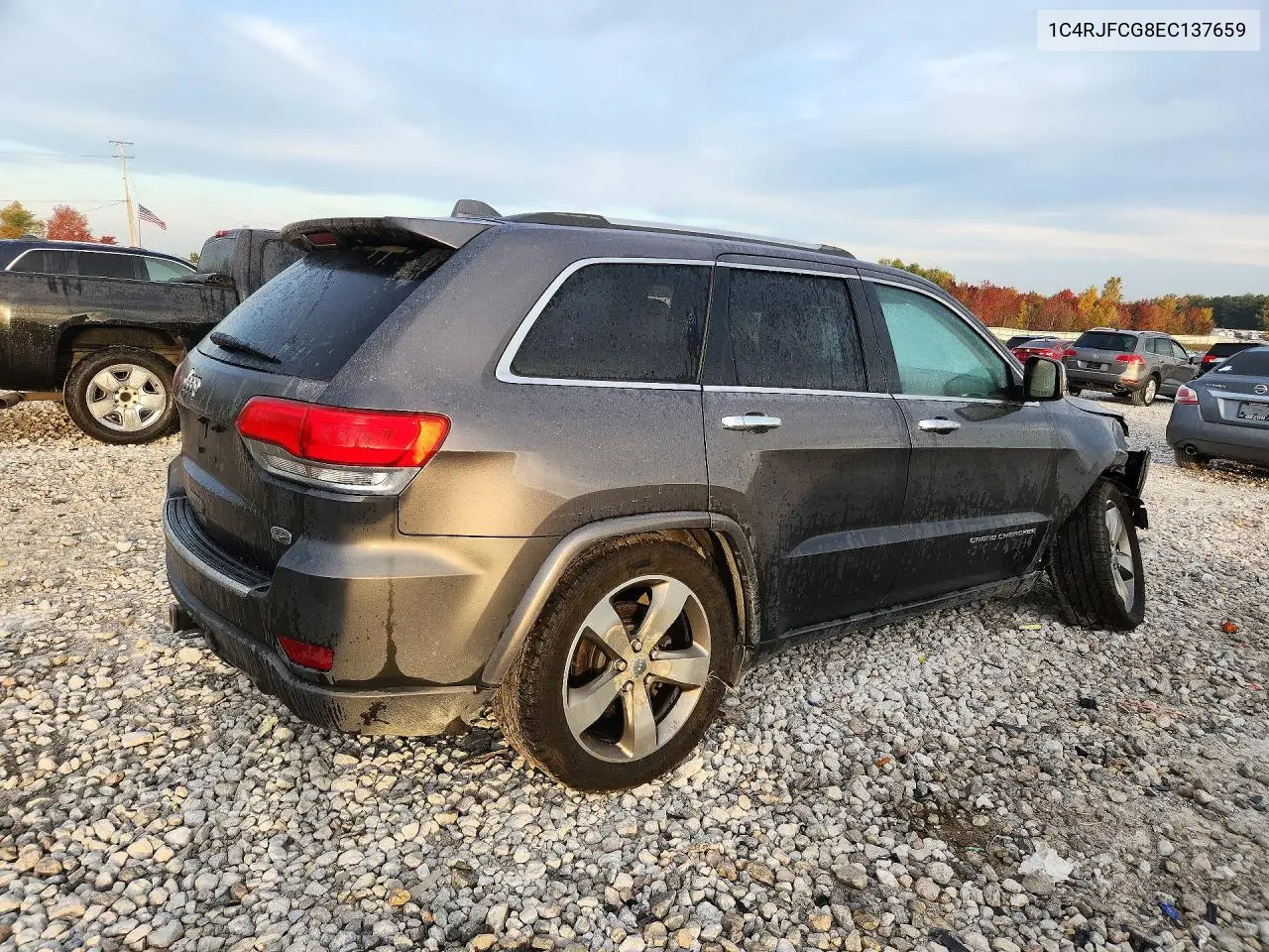 2014 JEEP GRAND CHEROKEE VIN 1C4RJFCG8EC137659 — фото 3