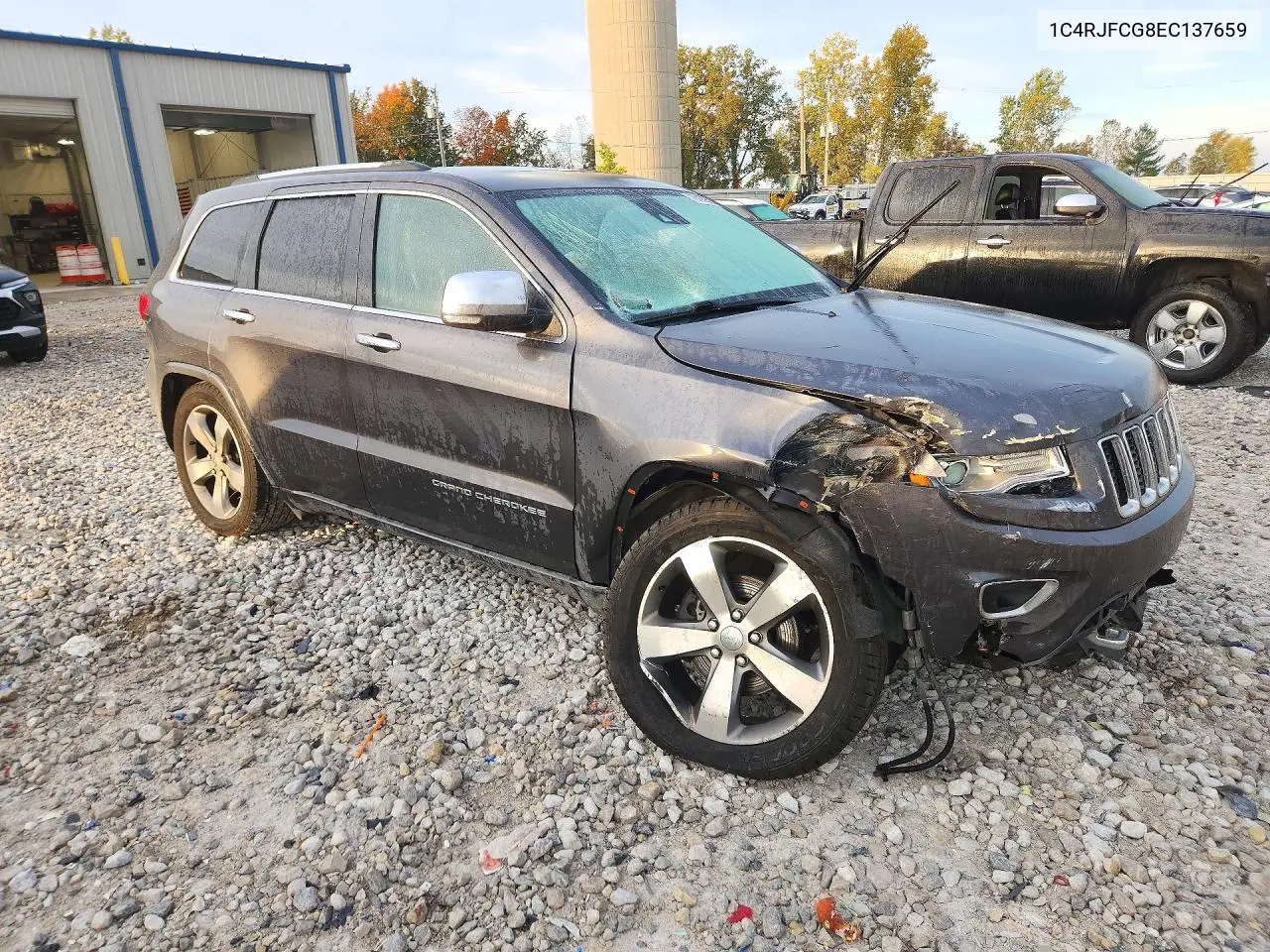 2014 JEEP GRAND CHEROKEE VIN 1C4RJFCG8EC137659 — фото 4