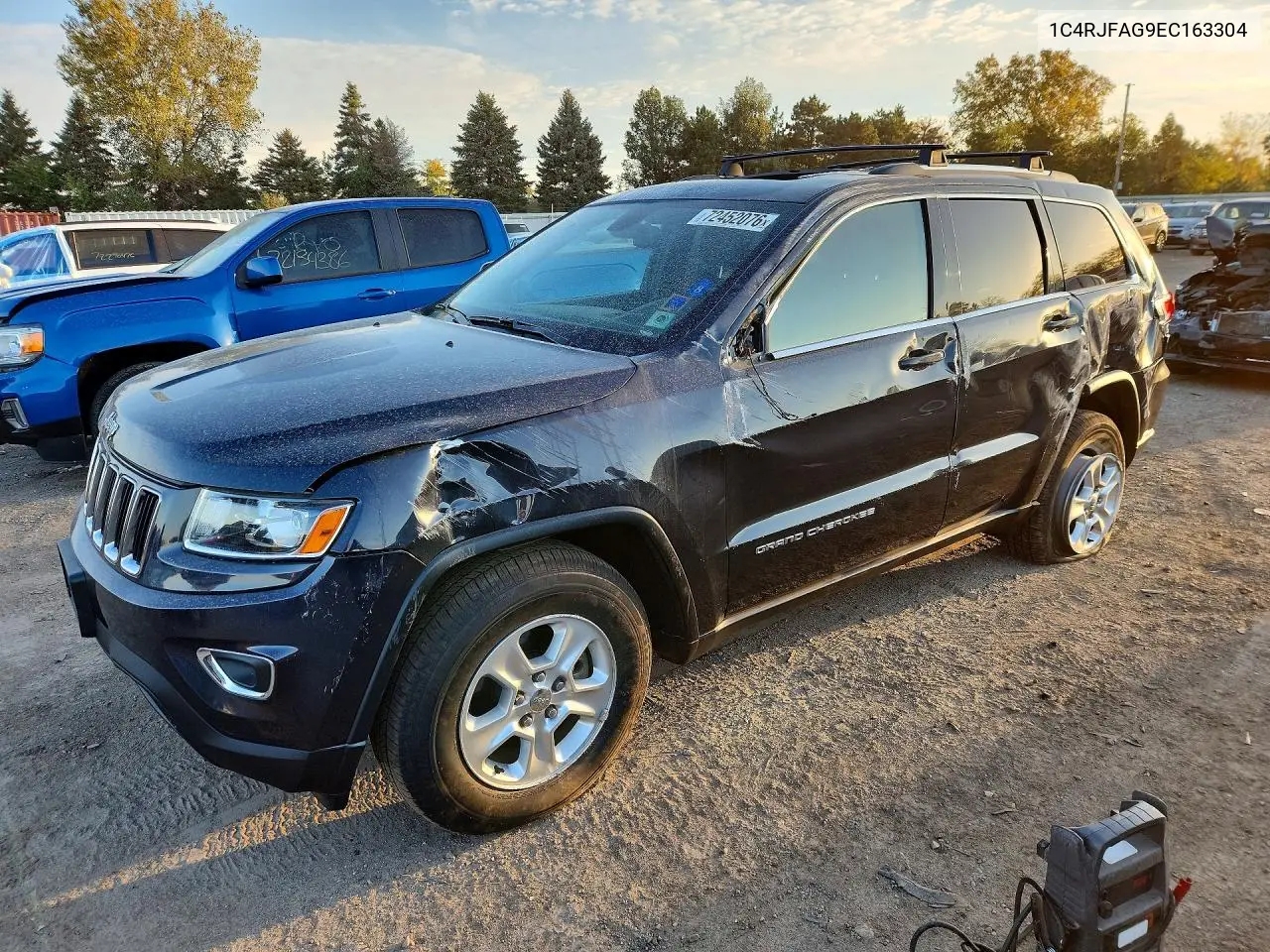 JEEP GRAND CHEROKEE 2014, VIN 1C4RJFAG9EC163304
