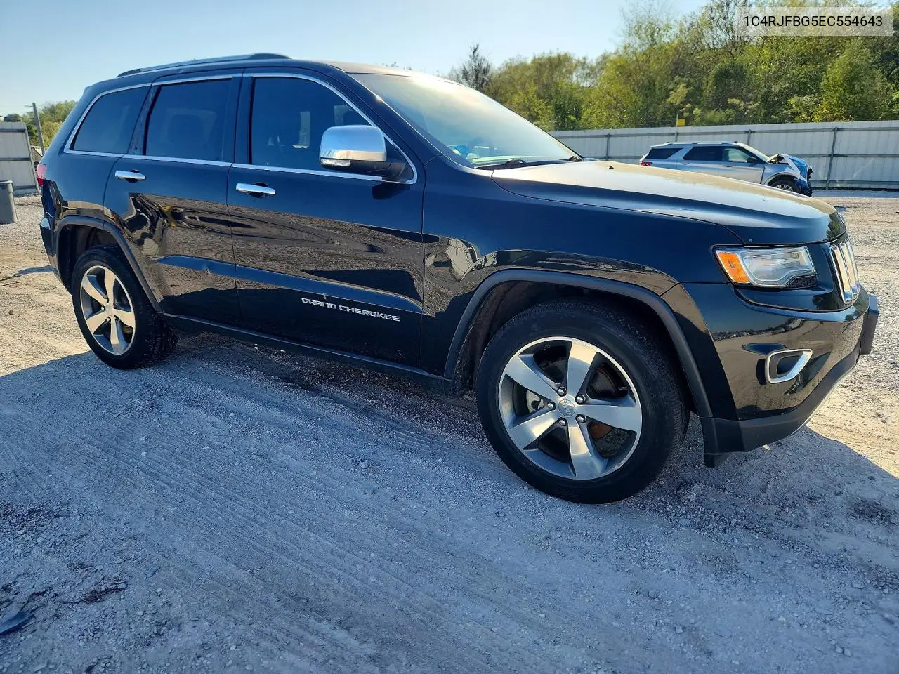 2014 JEEP GRAND CHEROKEE VIN 1C4RJFBG5EC554643 — фото 4