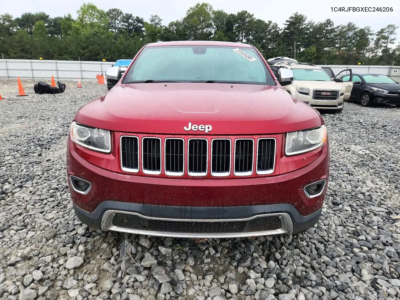 2014 JEEP GRAND CHEROKEE VIN 1C4RJFBGXEC246206 — фото 5