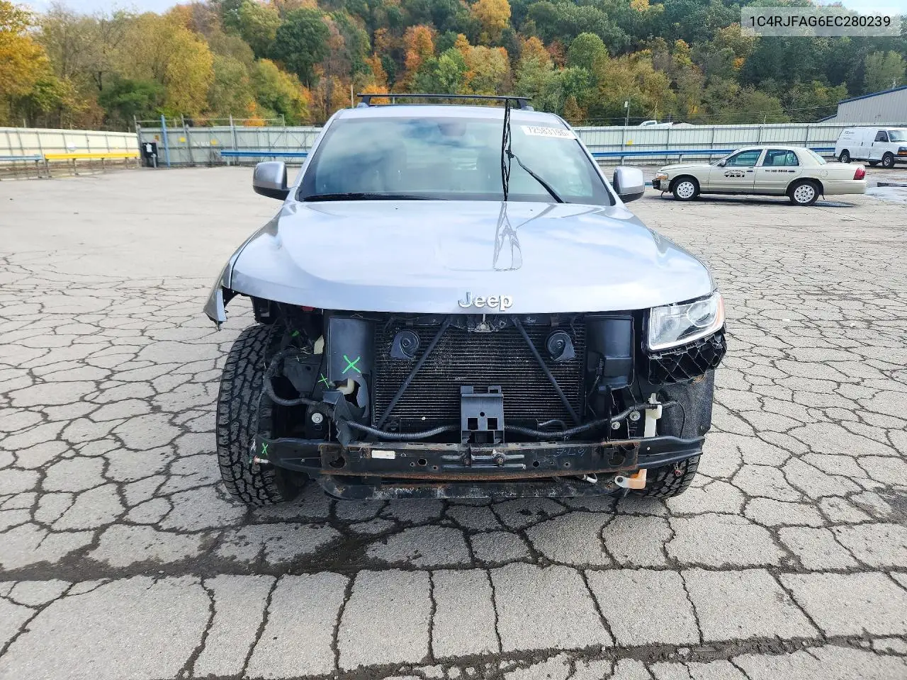 2014 JEEP GRAND CHEROKEE VIN 1C4RJFAG6EC280239 — фото 5