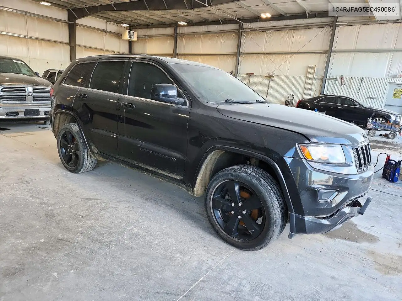 2014 JEEP GRAND CHEROKEE VIN 1C4RJFAG5EC490086 — фото 4