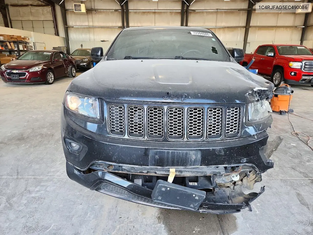 2014 JEEP GRAND CHEROKEE VIN 1C4RJFAG5EC490086 — фото 5