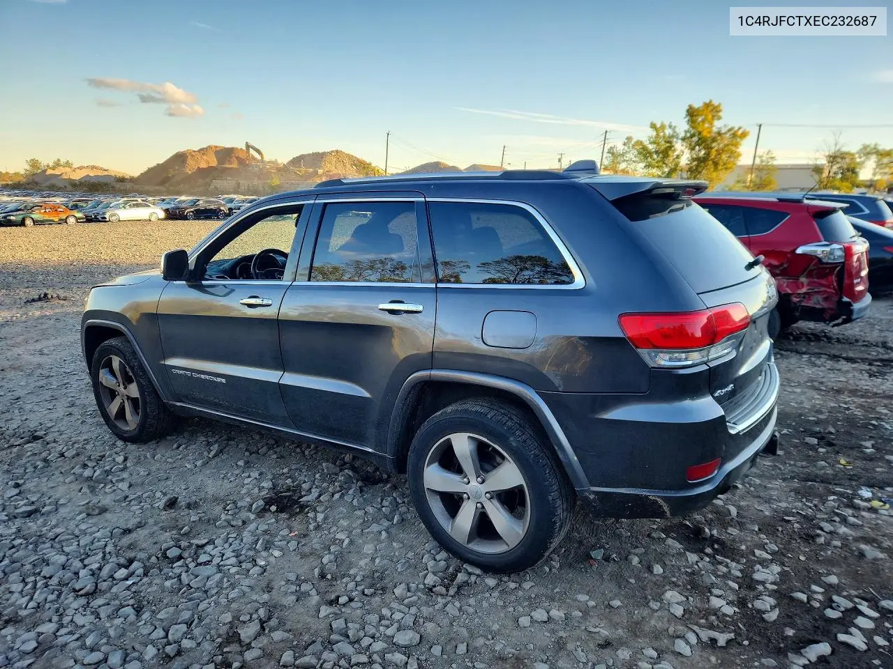 2014 JEEP GRAND CHEROKEE VIN 1C4RJFCTXEC232687 — фото 2