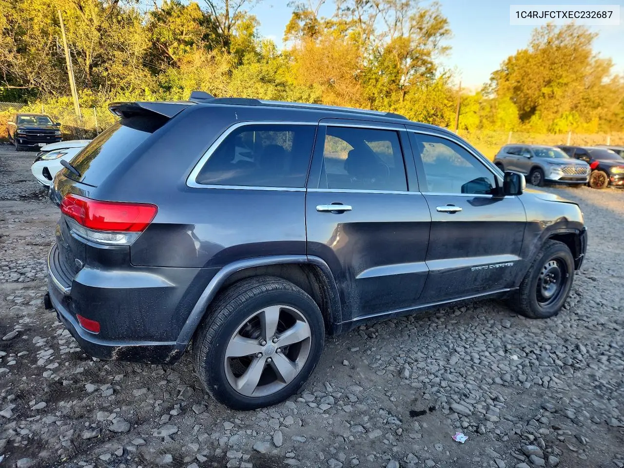 2014 JEEP GRAND CHEROKEE VIN 1C4RJFCTXEC232687 — фото 3