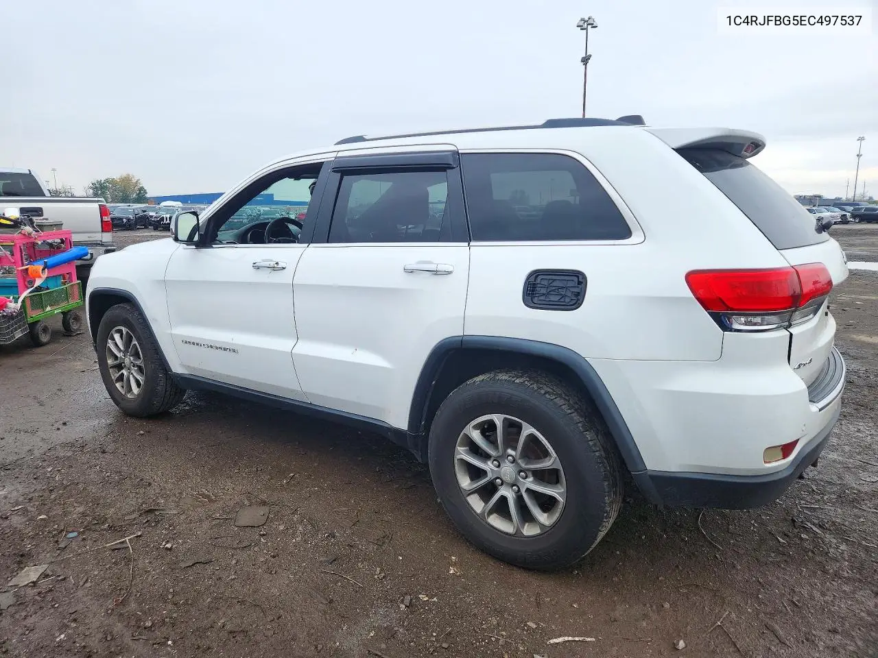 2014 JEEP GRAND CHEROKEE VIN 1C4RJFBG5EC497537 — фото 2